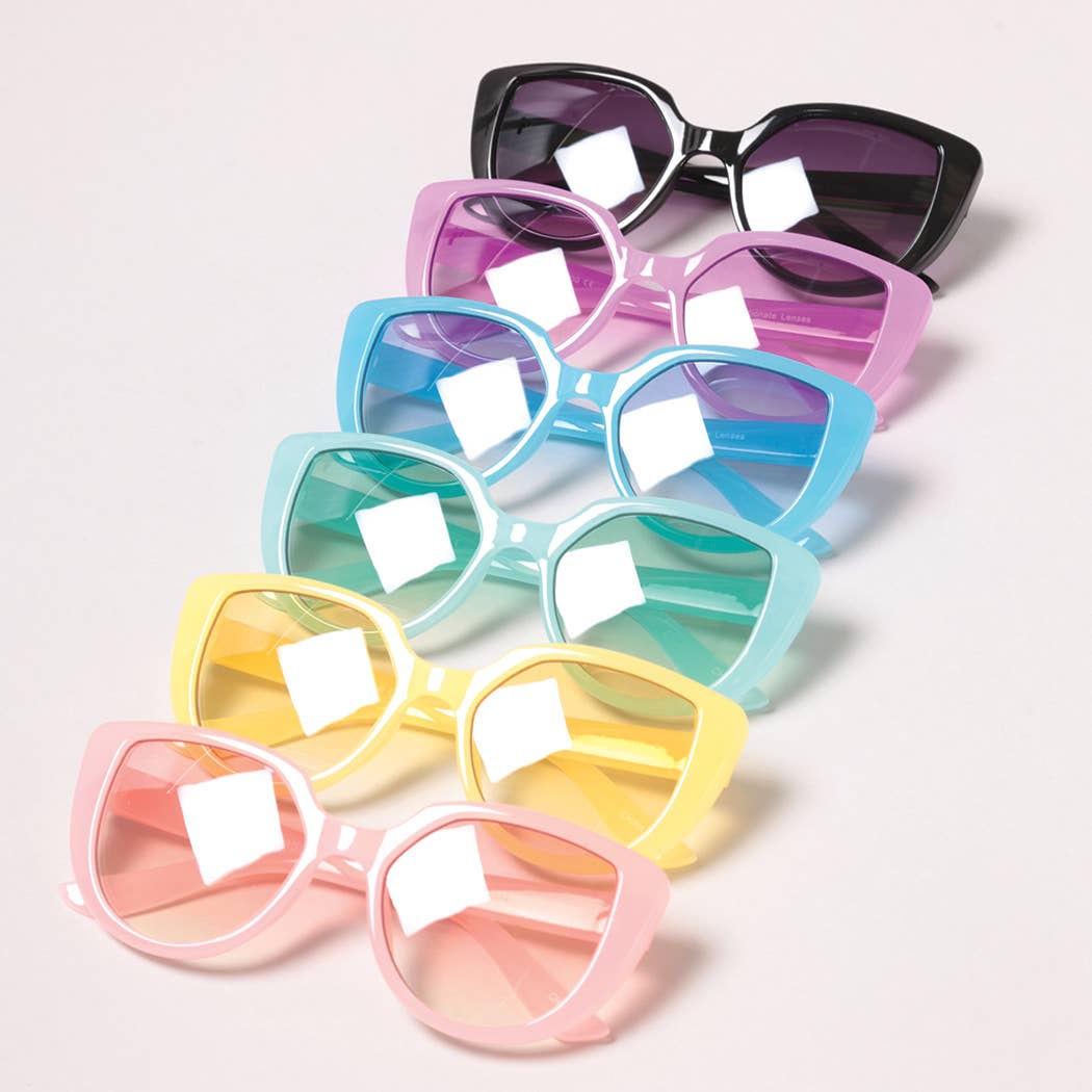 Kid's Colorful Cat Eye Fashion Sunglasses