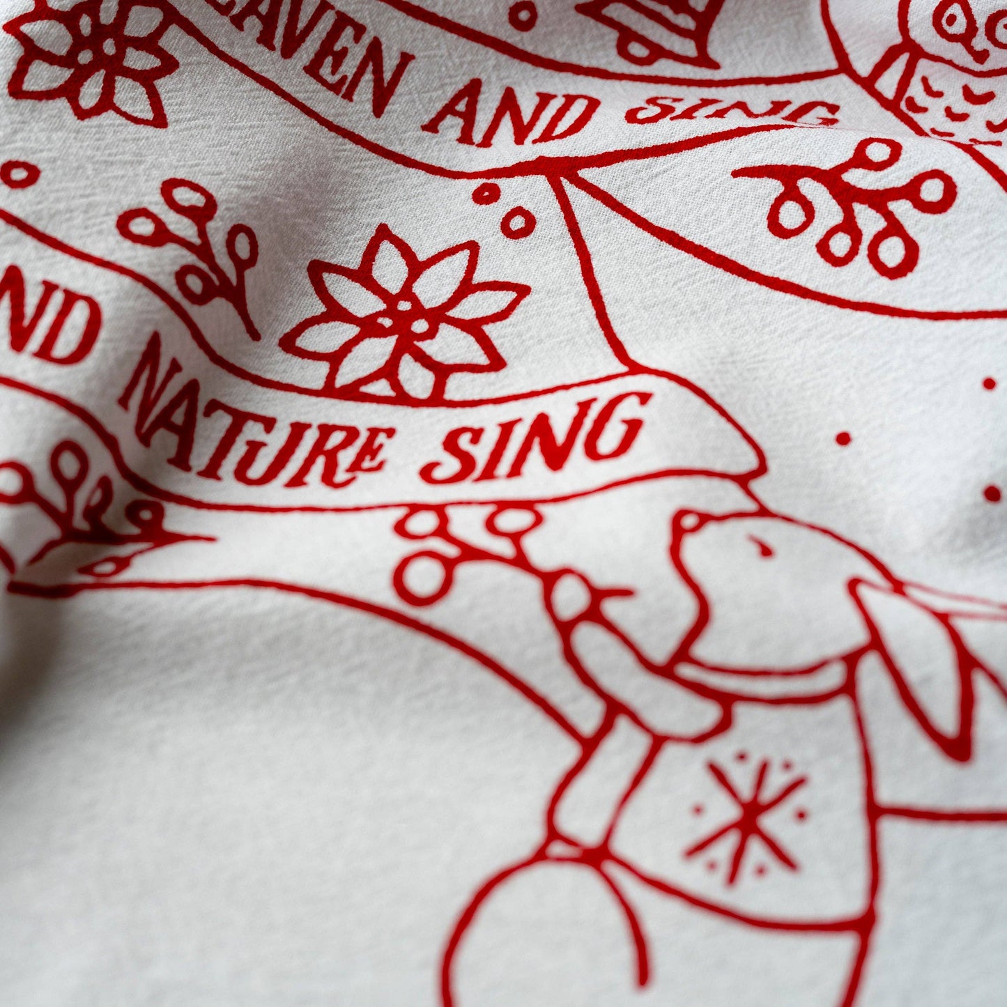 Joy to the World Christmas Tea Towel