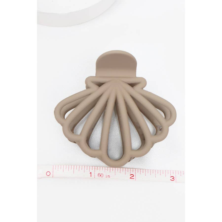 Matte Seashell Hair Claw- Assorted Colors