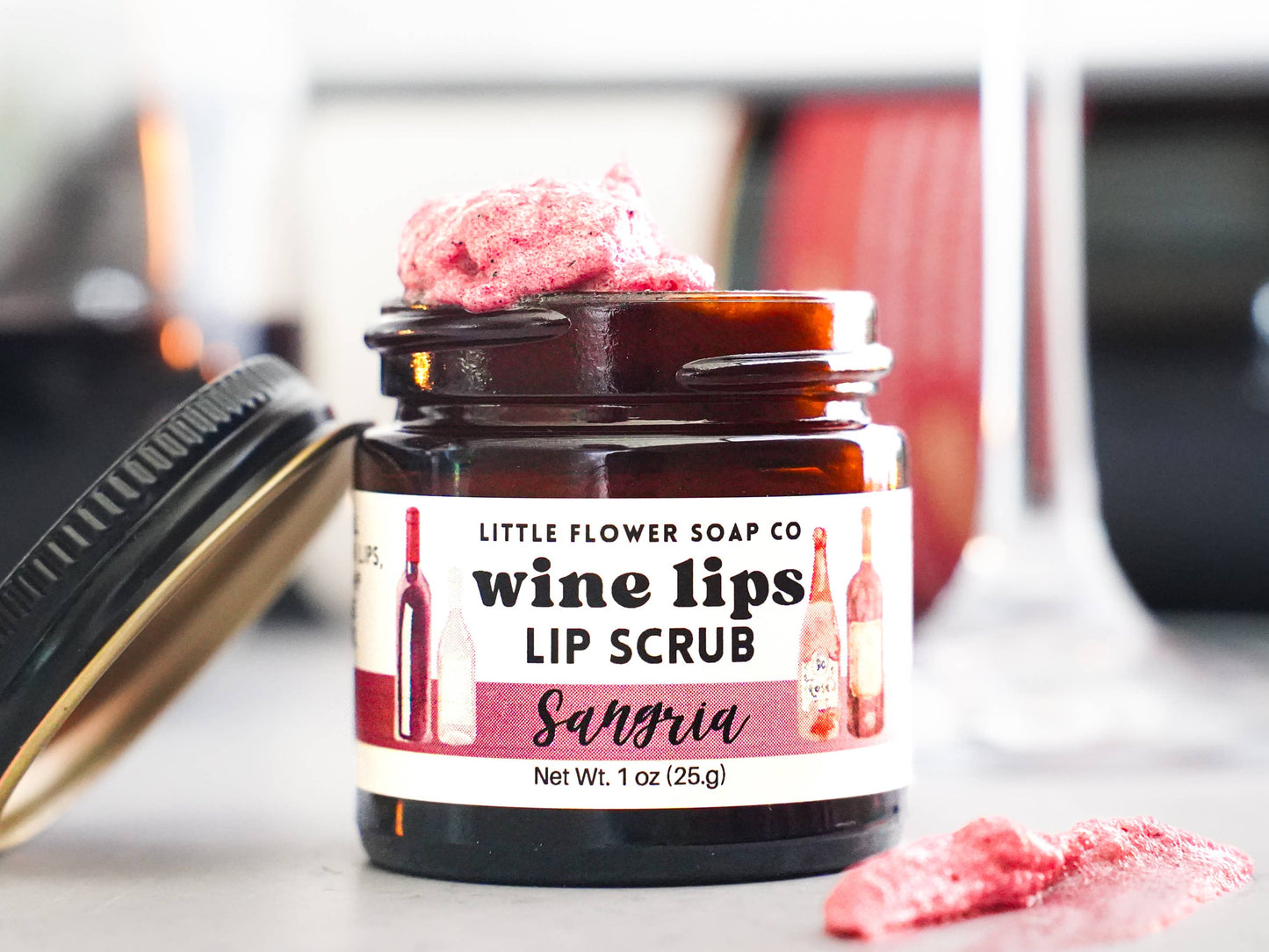 The Sangria Exfoliating Lip Scrub