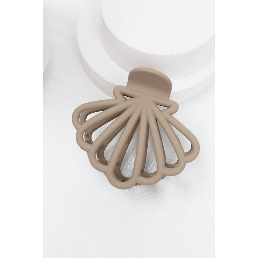 Matte Seashell Hair Claw- Assorted Colors