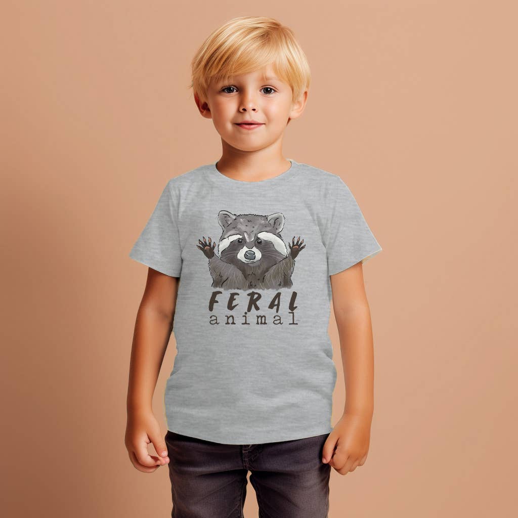 Feral Animal Raccoon Woodland Tee