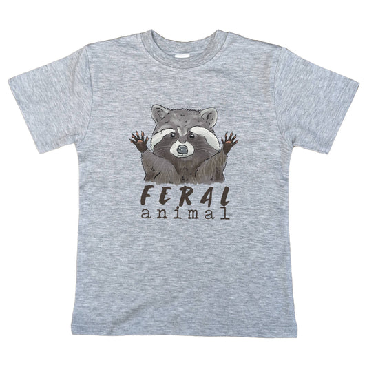 Feral Animal Raccoon Woodland Tee