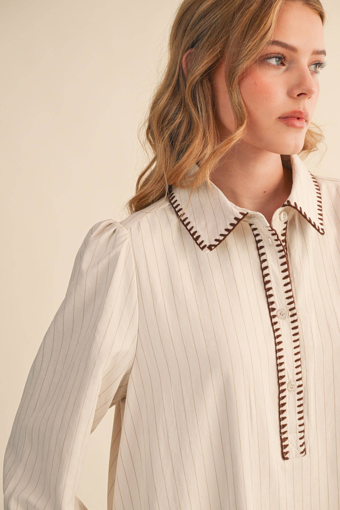 Striped Button Down Dress