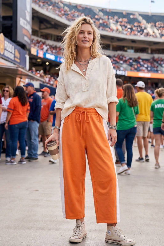 Scuba Side Panel Gameday Relaxed Barrel Pants