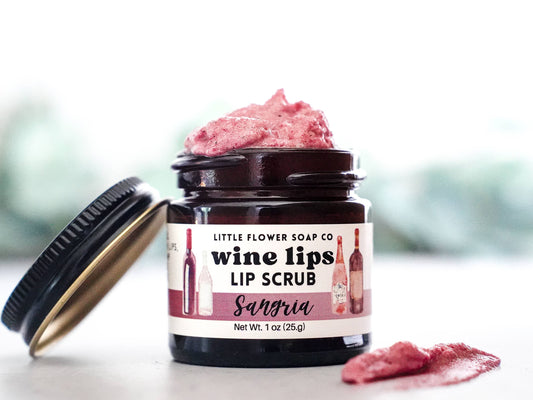 The Sangria Exfoliating Lip Scrub