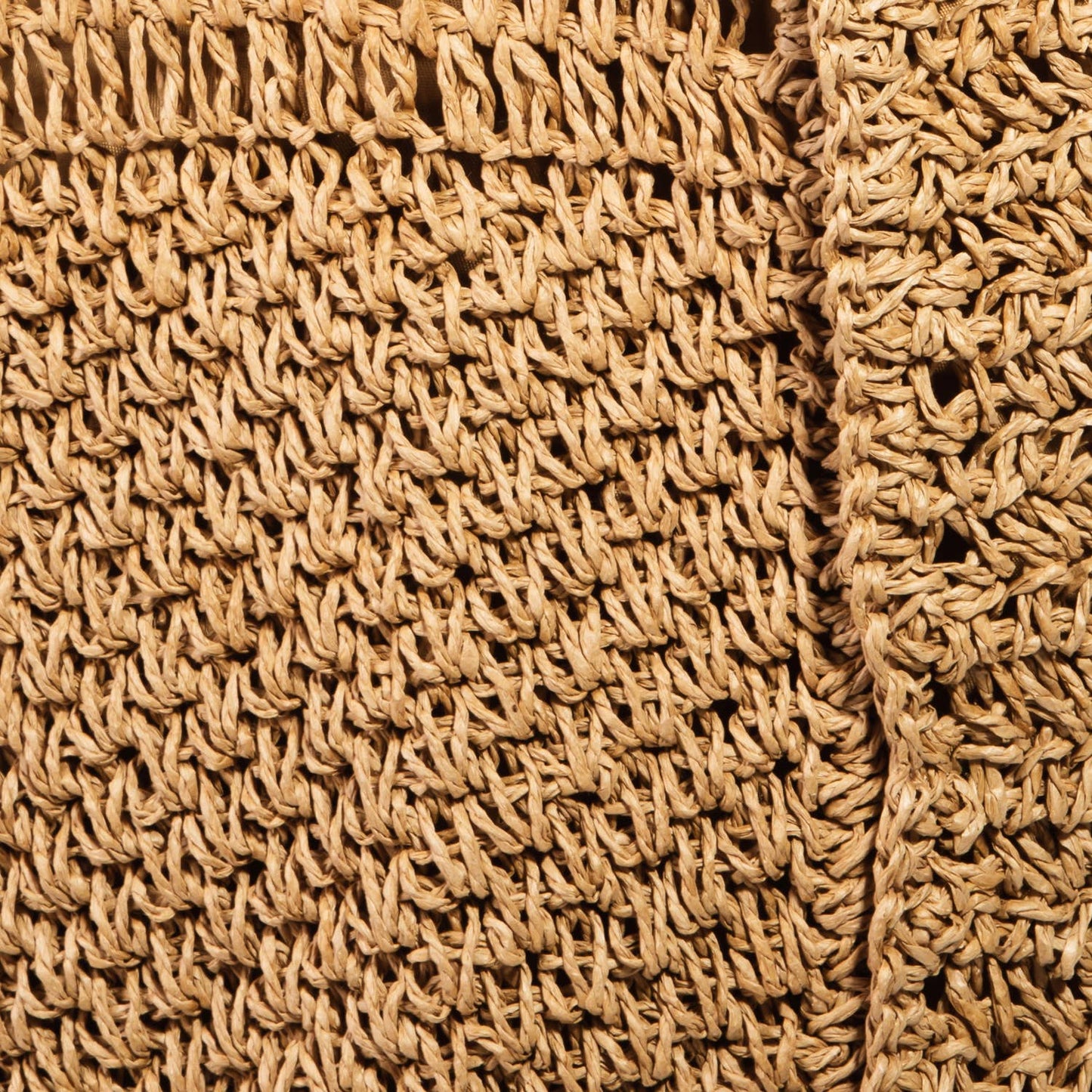 Straw Knit Tote Bag