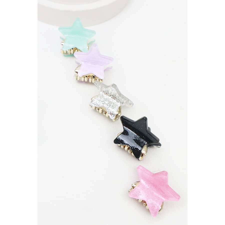 Colorful Star Hair Clips