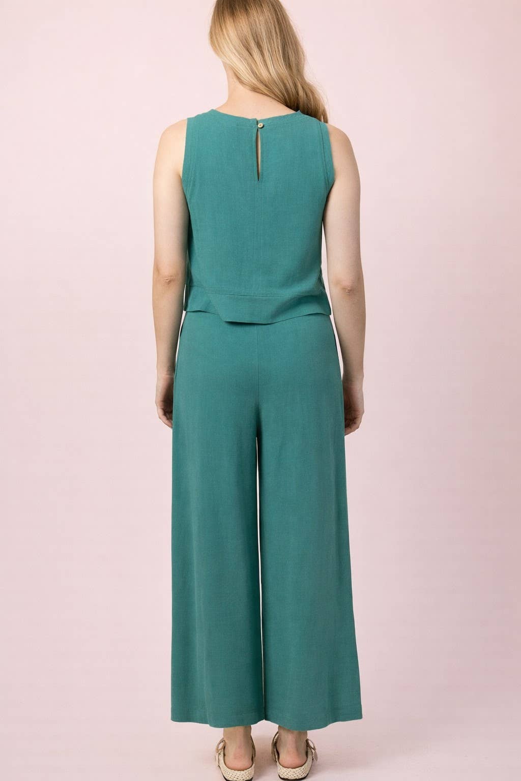 Breezy Linen Wide Leg Set