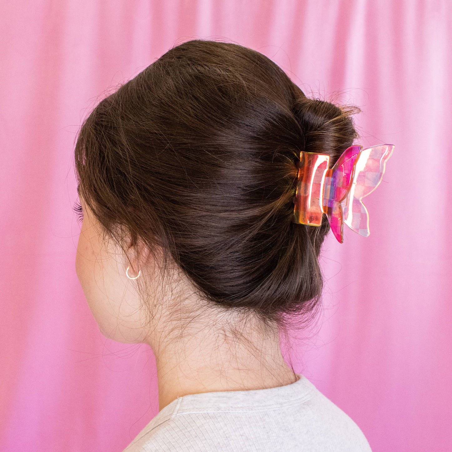 The Butterfly Hair Clip- pink