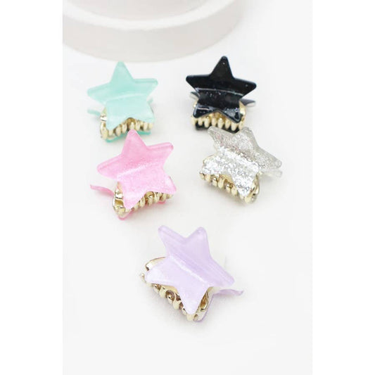 Colorful Star Hair Clips