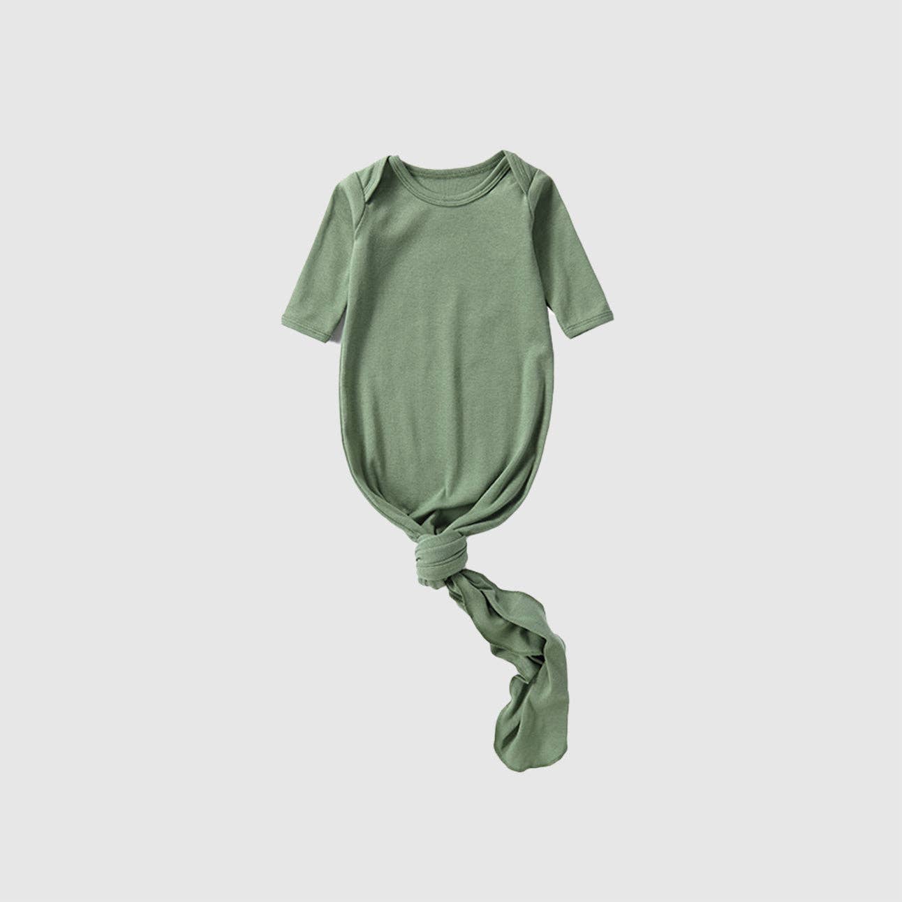 Newborn Gown- Green
